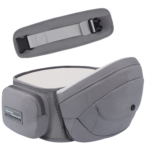 Bebamour Baby Carrier Hip Seat Carrier Baby Waist Seat 0-36 Months,Approved by U.S. Safety Standards