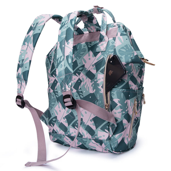 Bebamour Casual College Backpack Lightweight Travel Wide Open Back to School Backpack for Women&Men