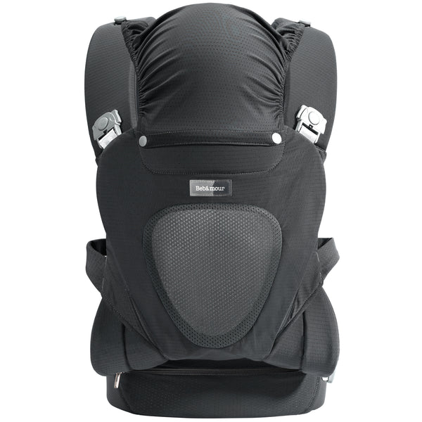 Bebamour Super-Soft Air Mesh Baby Carrier 3+Months Baby Carrier Backpack Child Carrier (Black)