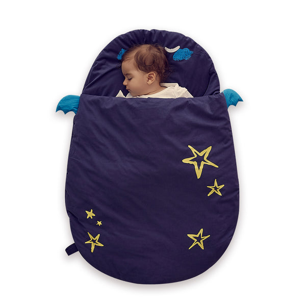 Bebamour Anti Kick Baby Sleeping Bag Safe Nights Cotton Baby Sleep Bag 2.5 Tog 0-18 Months Cute Infant Boy Girls Sleeping Sack Baby Wrap Blanket