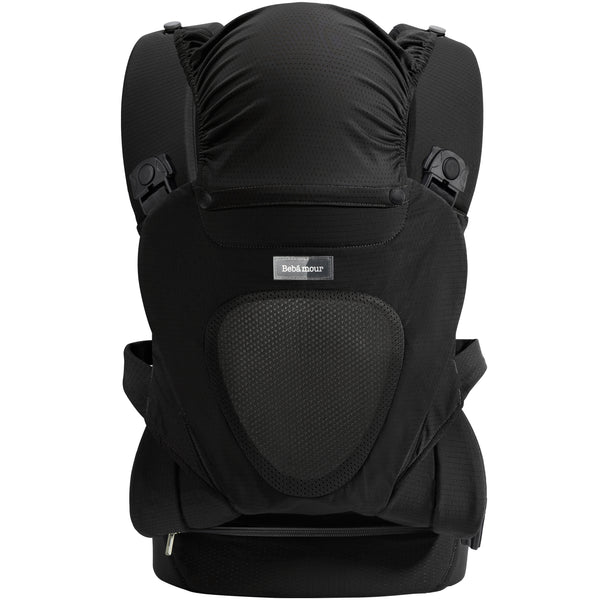 Bebamour Super-Soft Air Mesh Baby Carrier 3+Months Baby Carrier Backpack Child Carrier (Black)