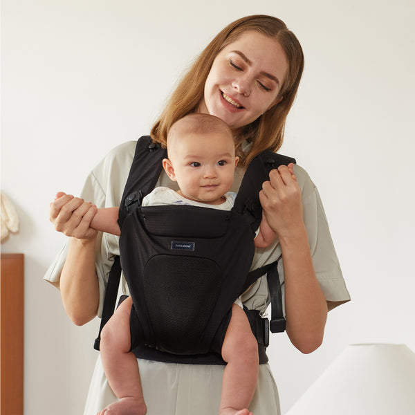 Bebamour Super-Soft Air Mesh Baby Carrier 3+Months Baby Carrier Backpack Child Carrier (Black)