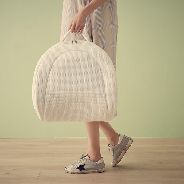 Bebamour Baby Portable Bed Foldable Bassinet for Bed Bionic Travel Bed Womb-Like Protector Baby Snuggle Nest Bed Cosleeping Baby Bed 0-36 Months