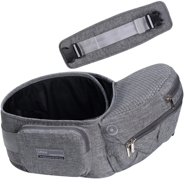 Bebamour Baby Carrier Hip Seat Carrier Baby Waist Seat 0-36 Months,Approved by U.S. Safety Standards