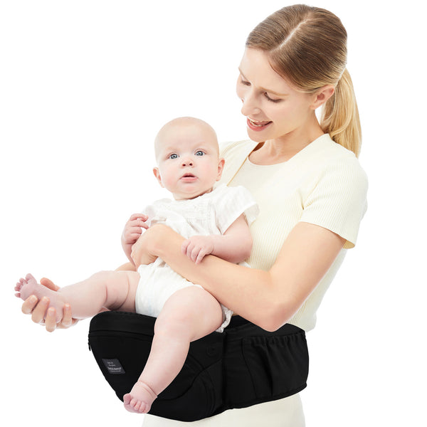 Bebamour Baby Carrier Hip Seat Carrier Baby Waist Seat 0-36 Months,Approved by U.S. Safety Standards