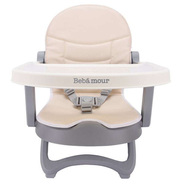 Bebamour Upseat Baby Chair Booster Seat for Dining with Tray Sit Me Up Mini Highchair for Baby Eating, Portable, Travel