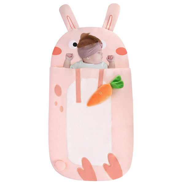 Bebamour Anti Kick Baby Sleeping Bag Safe Nights Cotton Baby Sleep Bag 2.5 Tog 0-18 Months Cute Infant Boy Girls Sleeping Sack Baby Wrap Blanket