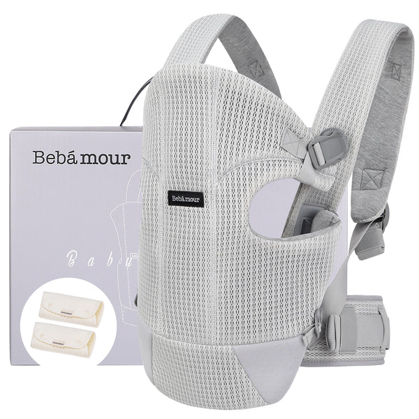 Bebamour Baby Carrier Front and Back Baby Carrier with 2 Shoulder Bibs