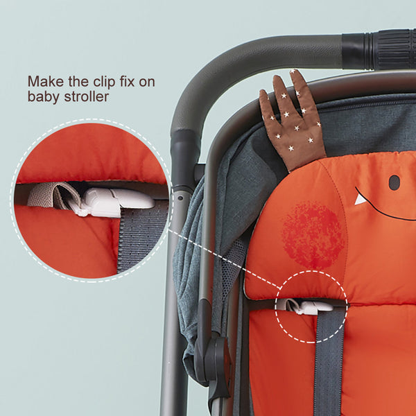 Bebamour Seat Liners Cute Shape Pushchair Seat Cushion for Baby Head & Neck Protection Pad for Stroller