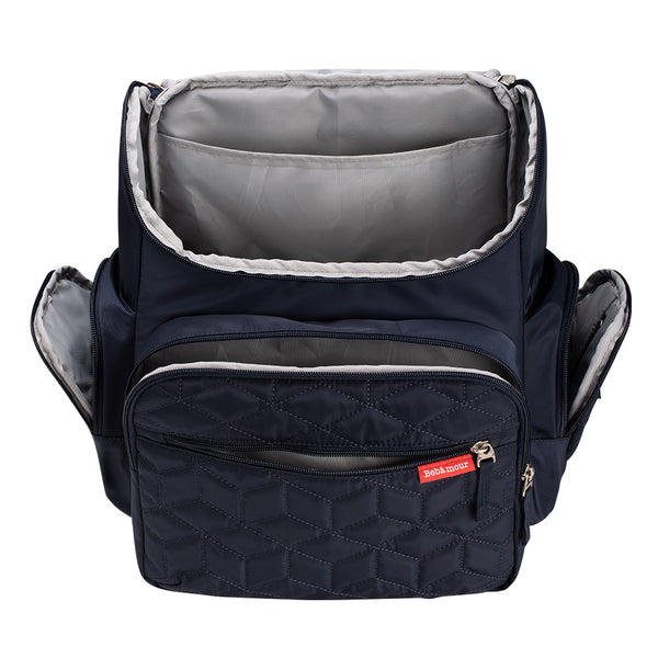 Bebamour Diaper Bag Backpack with Diaper Mat Waterproof Changing Bag for Dad/Mums