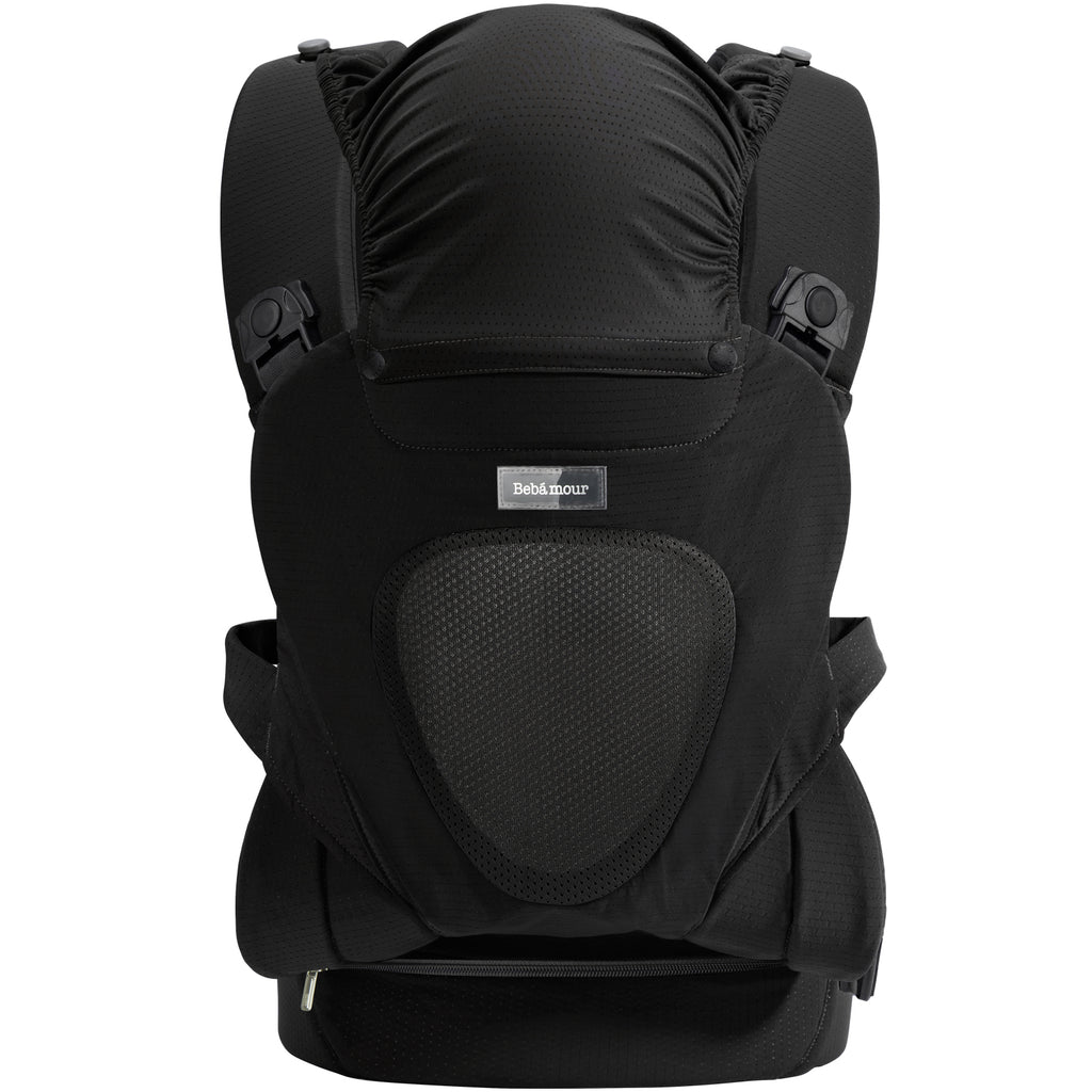 Bebamour Super-Soft Air Mesh Baby Carrier 3+Months Baby Carrier Backpack Child Carrier (Black) Black