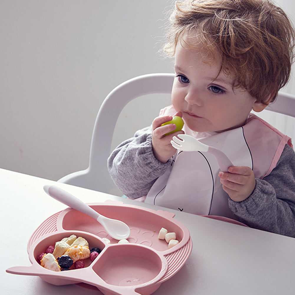 Bebamour Baby Cutlery Sets of Spoon and Fork Baby Utensils Spoons wit