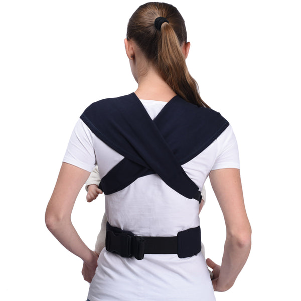 Bebamour Premium Baby Carrier Sling Embrace Baby Wrap Carrier for Newborns 7-25 Pounds, 100% Cotton