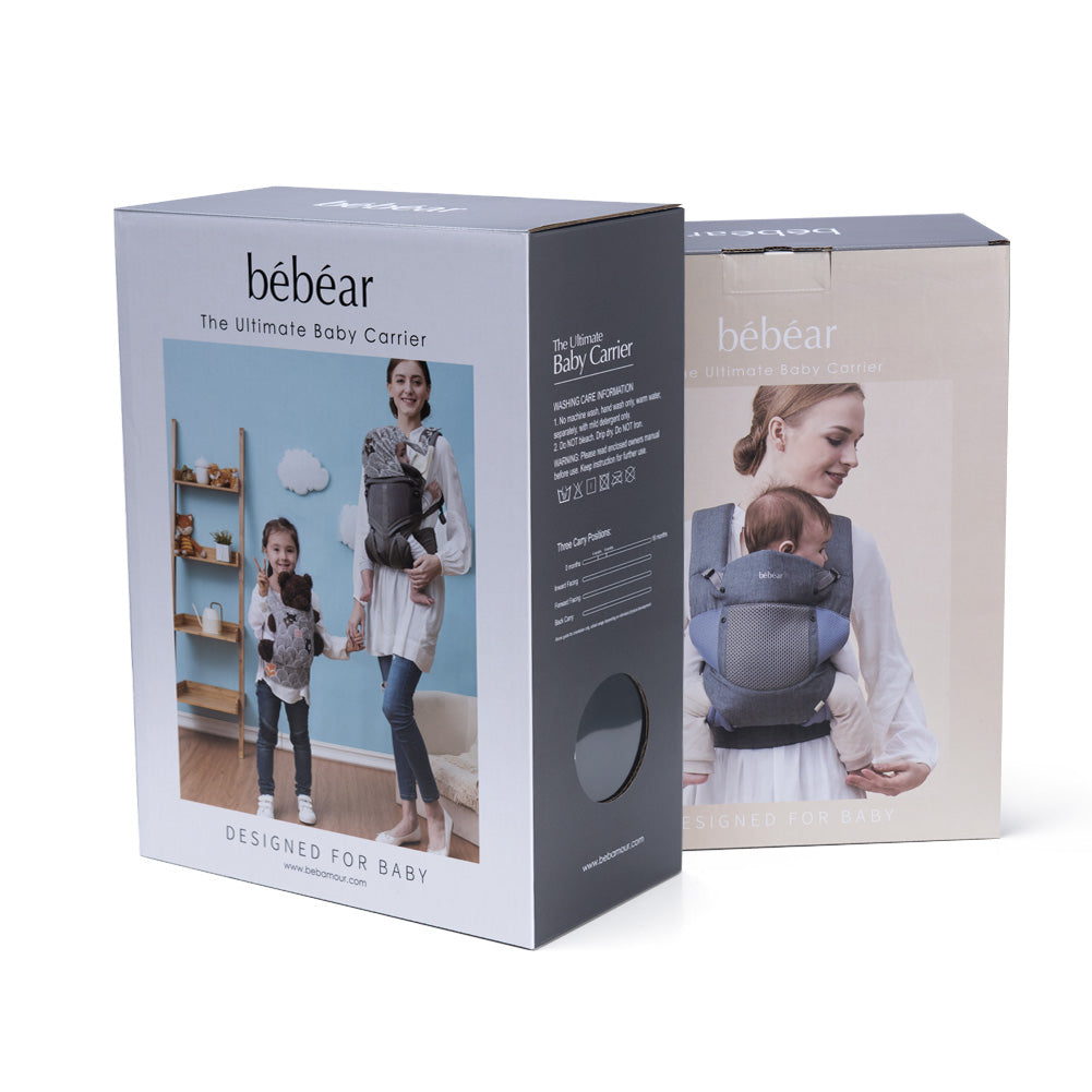 Bebamour Baby Carrier Sling 3 in 1 Ergonomic Baby Carrier Backpack for